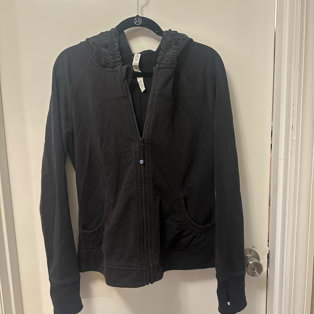 Lulu Lemon Black Zip-up Jacket
